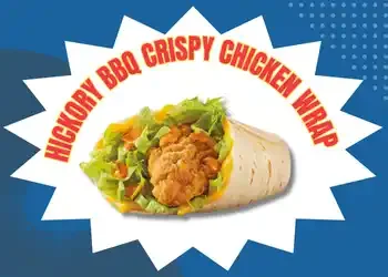 hickory bbq crispy chicken wrap