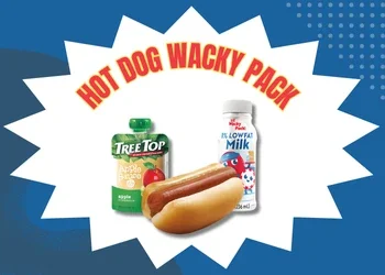 hot dog wacky pack