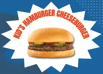 kid’s hamburger cheeseburger