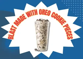 sonic menu blast made with oreo cookie pieces