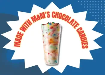 sonic menu blast made with m&m’s chocolate candies