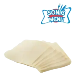 sonic white American cheese