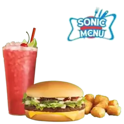 hickory bbq cheeseburger combo