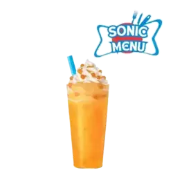 orange cloudsicle slush float