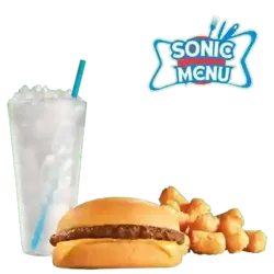 plain cheeseburger combo