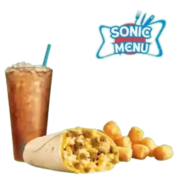 sausage breakfast burrito combo